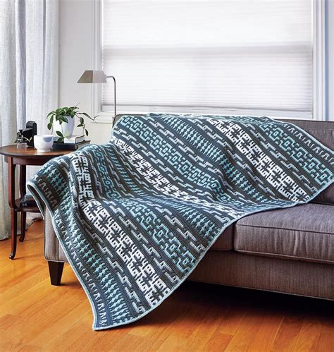 Mosaic Blanket Blanket Pattern Crochet Weaves Crochet Blanket Patterns