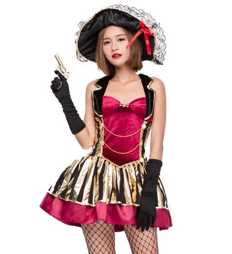 new sexy women pirate costume halloween fancy party dress carnival perfor mance high quality