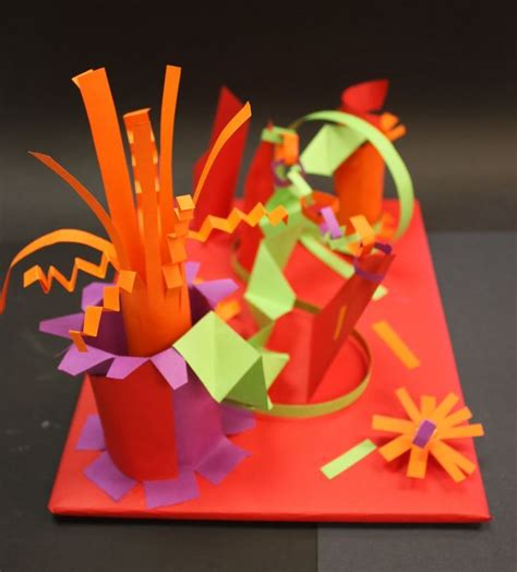 271 Paper Sculptures Paper Sculpture Elementary Art Projects Art