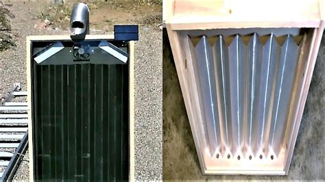 Diy Solar Air Heater The Steel Slat Drip Edge Solar Heater New