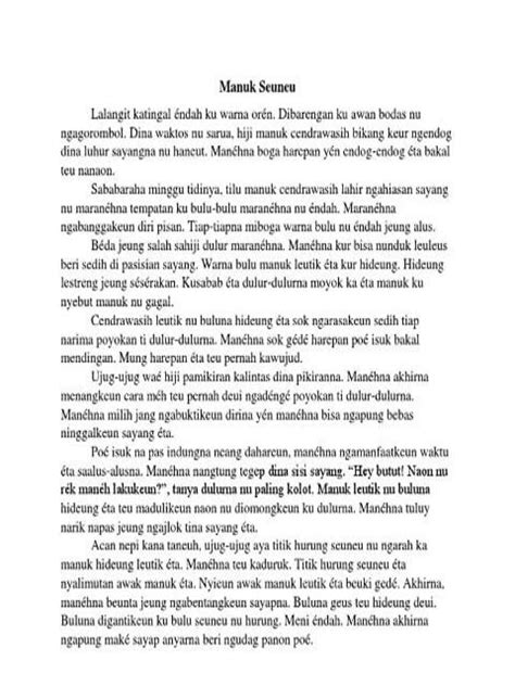 Contoh Teks Carpon Sunda Singkat Buku Siska  Riset