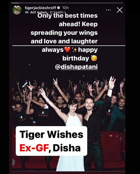 Tiger Shroff Wished Her Ex Gf Disha Patani A Very Happy Birthday