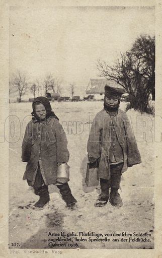 Refugee Children Galicia World War I Stock Image Look And Learn