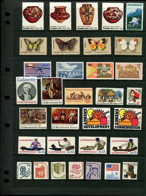 Buy 1977 Complete Mint Set Of Us Postage Stamps Issued In 1977 Total 33
