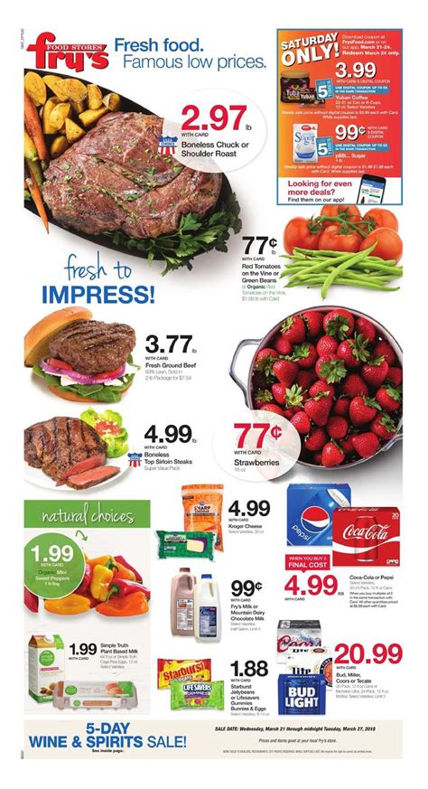 Shoppers can easily browse to view by products or by pages and choose the best options for their needs. Fry's Weekly Ad March 21 - 27, 2018