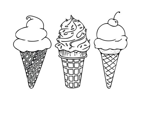 So it is always advised to club coloring and teaching together. Coloring Page of Ice Cream - Pages for coloring with Popsicles