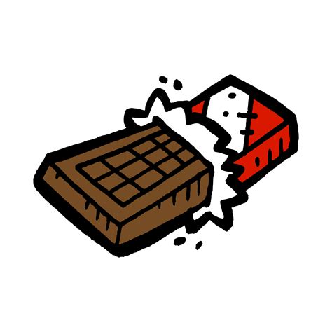 Cartoon Chocolate Bar