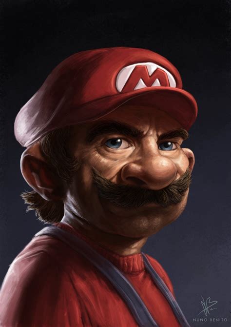 Mario Fribly Super Mario Art Mario Art Realistic Cartoons
