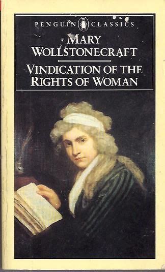 Vindication Of The Rights Of Woman Feminist Literature Penguin Classics Books