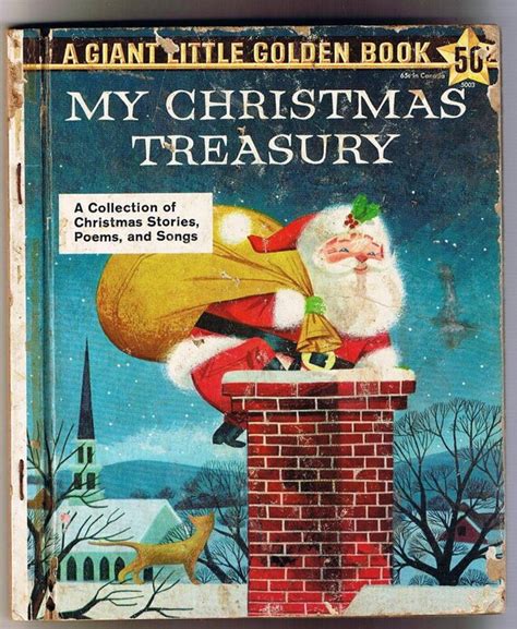 Vintage 1957 My Christmas Treasury Holiday Christmas Is