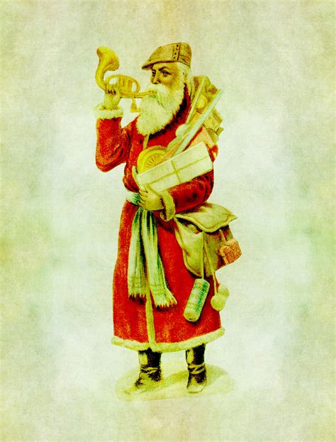Vintage Santa Claus Illustration Free Stock Photo Public Domain Pictures