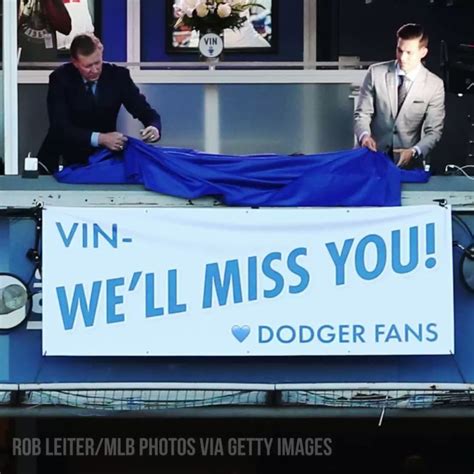 Laura G On Twitter Rt Foxla Vin Well Miss You Dodgers Honored