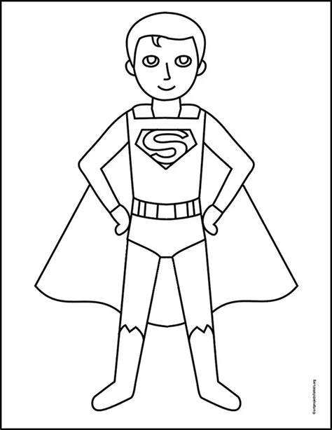 Top More Than 79 Superman Drawing For Kids Nhadathoanghavn