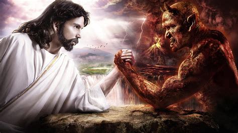 Jesus Vs Satan God Vs Satan Hd Wallpaper Pxfuel