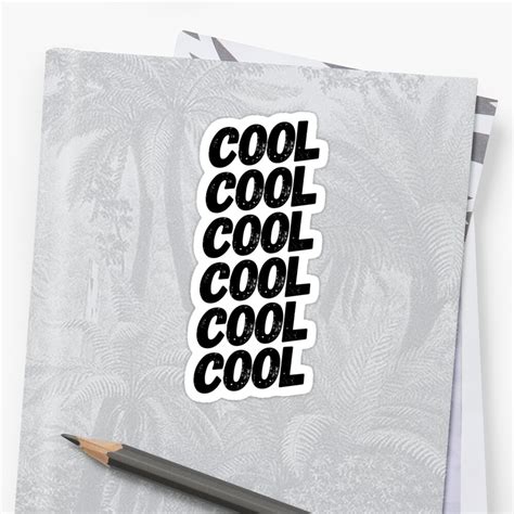 Check spelling or type a new query. "Brooklyn 99 - Coolcoolcool " Sticker by Ghostfoxshop ...