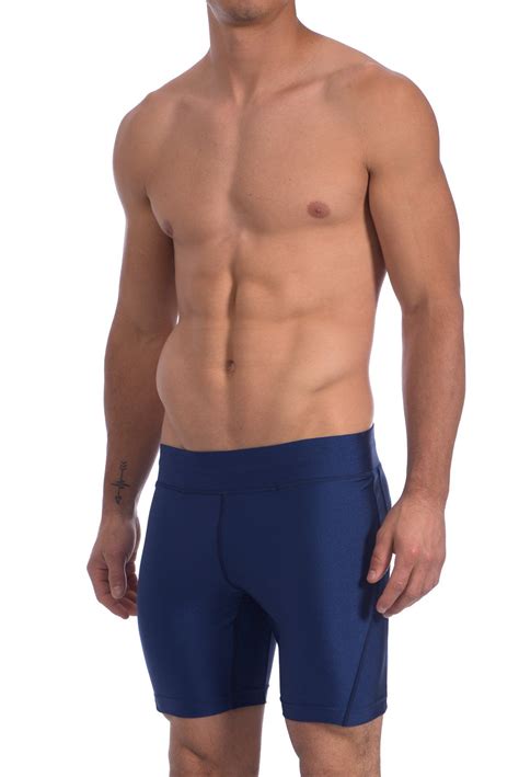 Gary Majdell Sport Mens Quick Drying Shiny Stretch Yoga Workout Short
