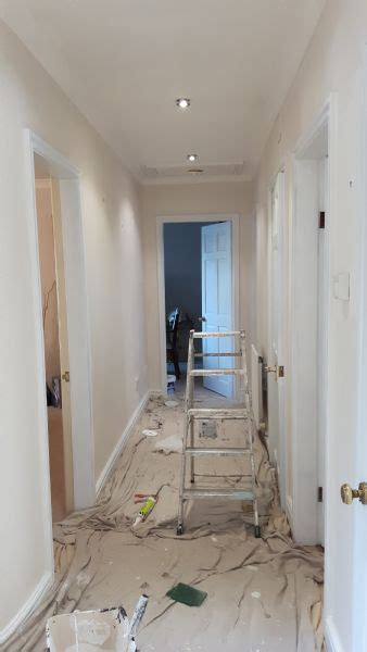 Painting and decorating chimney removals installation of laminate flooring and spotlights assemble. L.logan Painting & Decorating - Decorator in Coventry (UK)