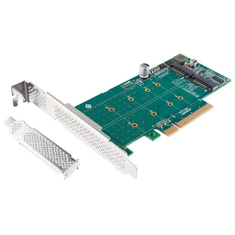 Dual Nvme Pcie Adapter Riitop Nvme Ssd To Pci E X X Card Support M
