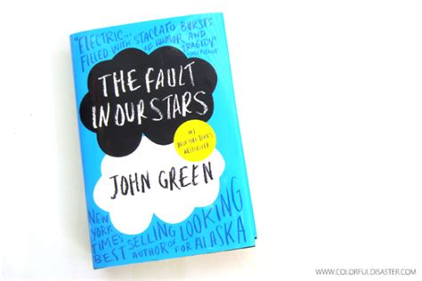 Book Review The Fault In Our Stars Colorful Disaster