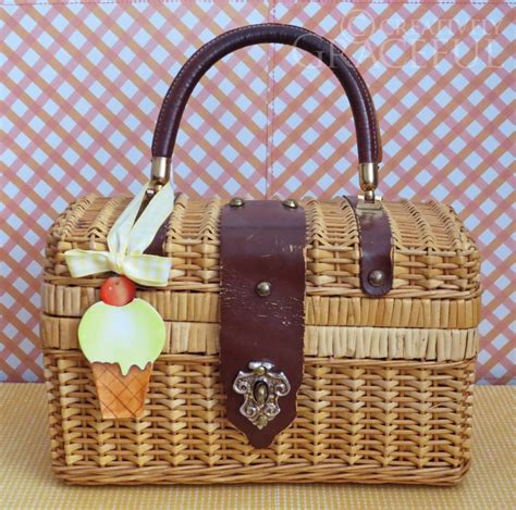 Creatively Graceful Vintage Basket Purses