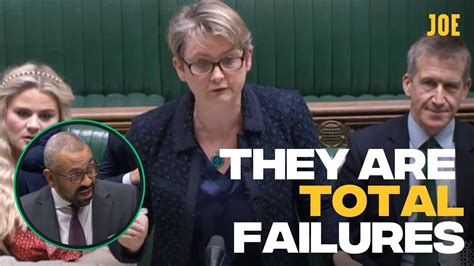 yvette cooper eviscerates home secretary over failed tory immigration plans youtube