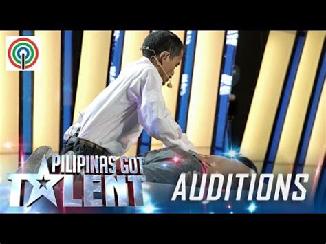 Pilipinas Got Talent Season Auditions Richard Tumampos Singing Masseur YouTube