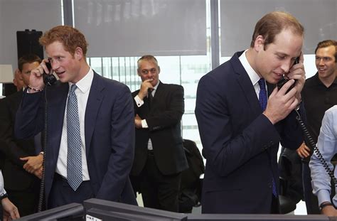 Princes William Harry Trade Stocks For 911 Charity Event