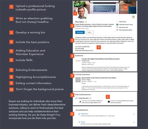 Tips To Optimize Your Linkedin Profile 2018 Infographic Vende Digital