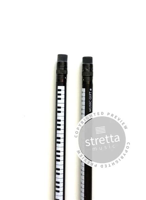 Piano Pencil And Eraser Buy Now In The Stretta Sheet Music Shop