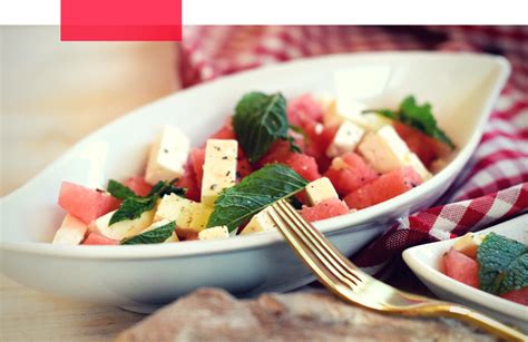 Wassermelone Feta Salat Einfaches Sommersalat Rezept