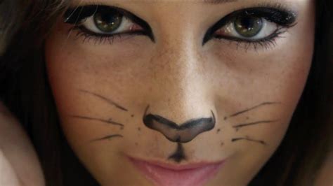 Kitty Cat Halloween Makeup Tutorial Youtube
