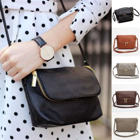 Famous Brand Design Small Fold Over Bag Mini Women Messenger Bags