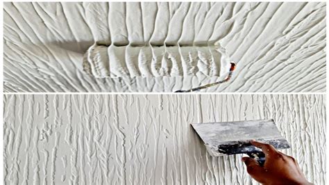 Try This Wall Painting Putty Texture Design Rope Roller Youtube