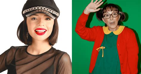 Comparan a Ángela Aguilar con la Chilindrina por su colorida ropa
