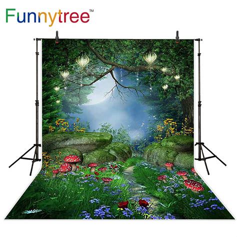 Funnytree Backgrounds For Photo Studio Magic Forest Flower Tree
