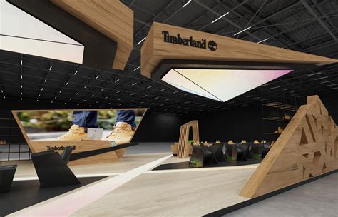 Timberland Exhibition Stand On Behance Stand Design Exhibition