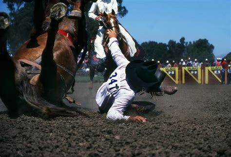 Various704 Salinas Rodeo Cowboy Falling Off Horse 1 Flickr