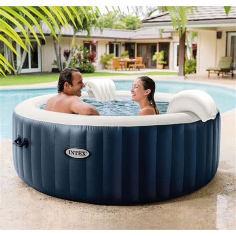 Intex Purespa Plus 6 Person Portable Inflatable Hot Tub Jet Spa With