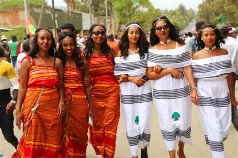 Oromo Girls Heading To Celebrate Irreecha Ethiopian Traditional Dress