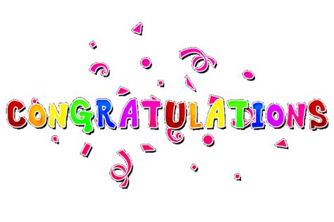 Congratulations Clipart Free Animated Congratulations Banner Animated