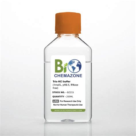 Tris Hcl Buffer Ph 85 Rnase Free Bz215 Biochemazone™
