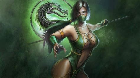 La Bella Modelo Lakette Hace Lindo Cosplay De Jade De Mortal Kombat