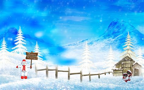 Christmas Landscape Wallpapers Top Free Christmas Landscape