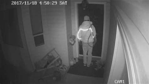 Security Camera Footage Captures Man Creeping Around Kelowna Home