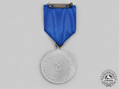 Germany Ordnungspolizei An Ordnungspolizei Long Service Medal Iii C