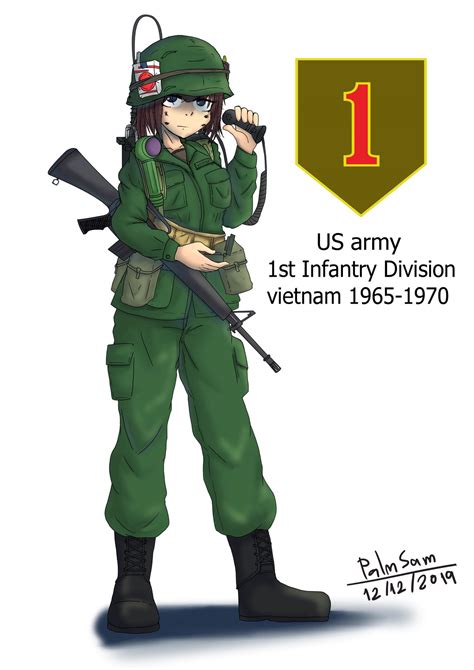 1st Infantry Division In Vietnam War By Palmsam On Deviantart