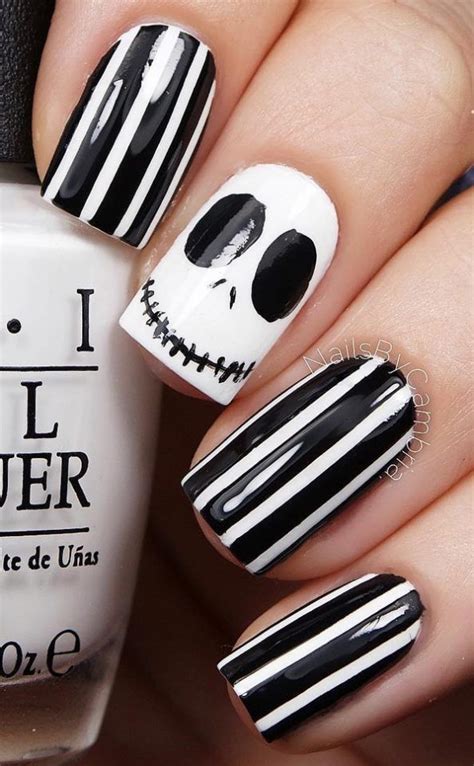 Easy Step By Step Halloween Nails Art Tutorials For Beginners 2019 7