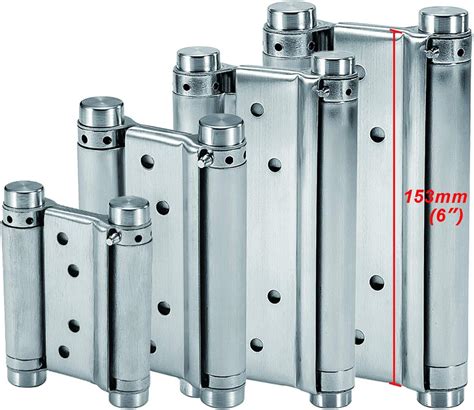 Lootich Heavy Duty Double Action Stainless Steel Spring Hinges 6
