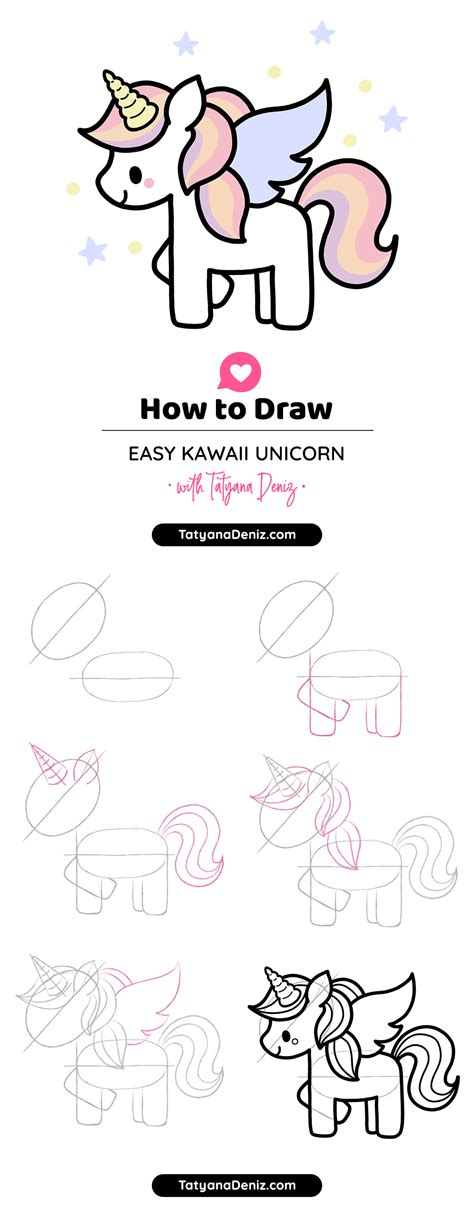 Kawaii Cute Easy Unicorn Pictures Jacks Boy Blog