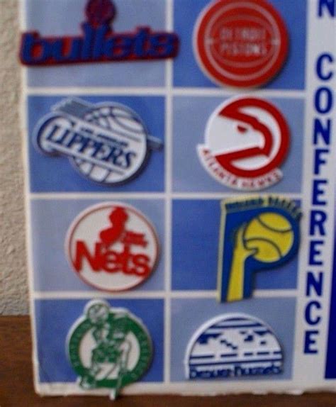 Vintage Nba Basketball Magnetic Standings Board And Magnets 1942130532